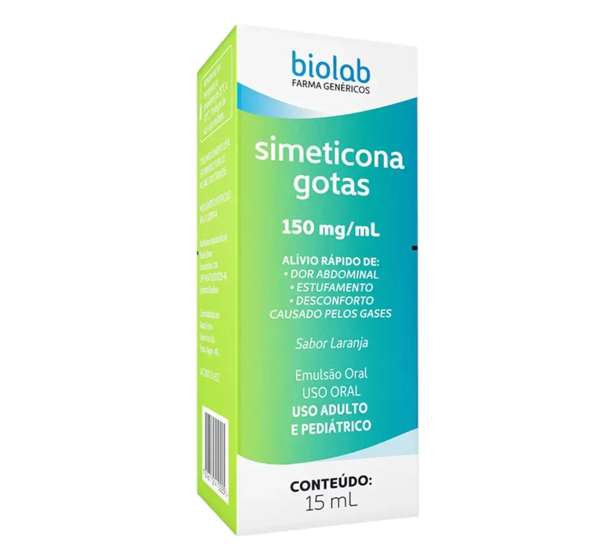 SIMETICONA 150MG/ML GOTAS 15ML GENERICO BIOLAB