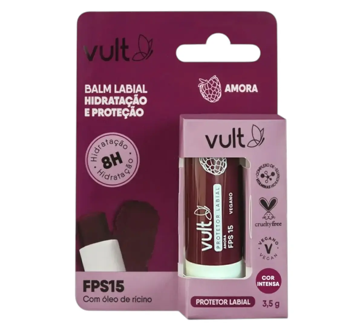 PROTETOR LABIAL VULT FPS15 AMORA 3,5GR
