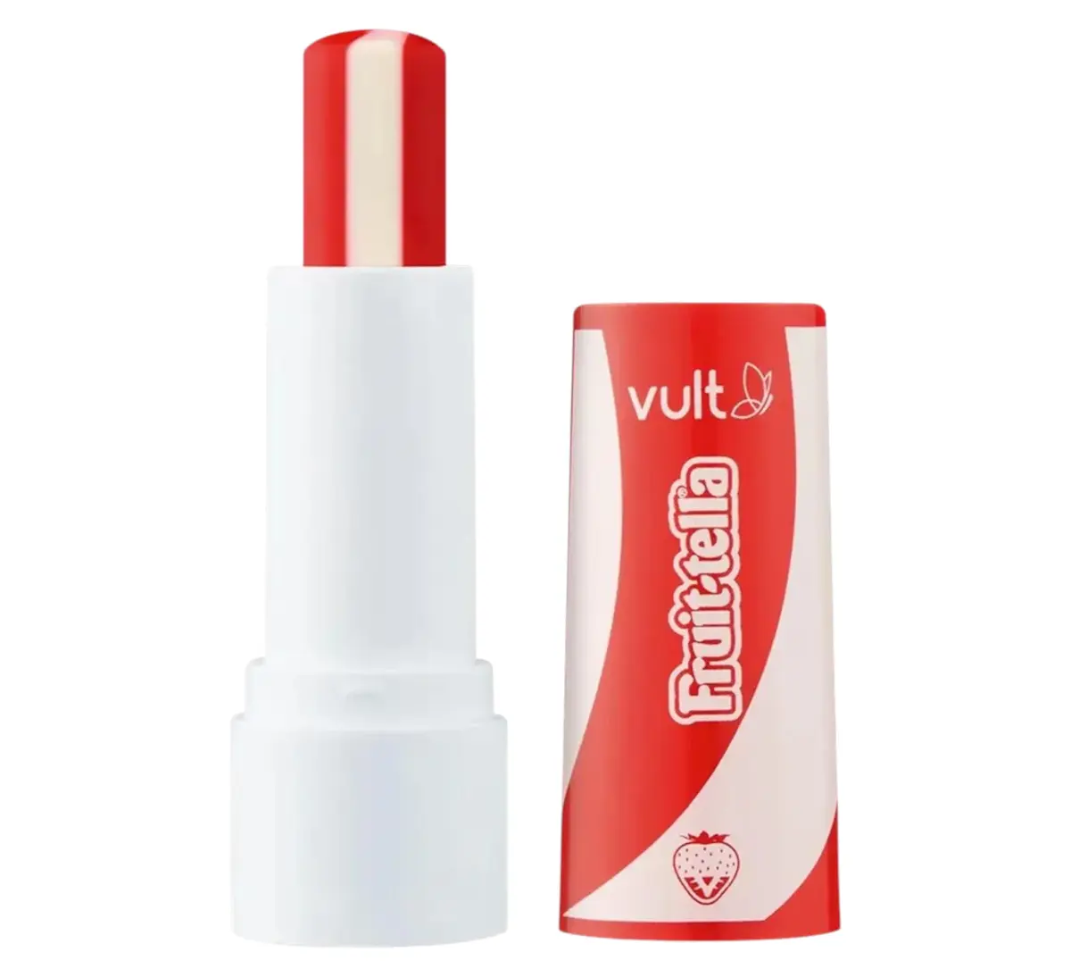 BALM LABIAL VULT FRUIT-TELLA MORANGO COM CREME 3,5GR