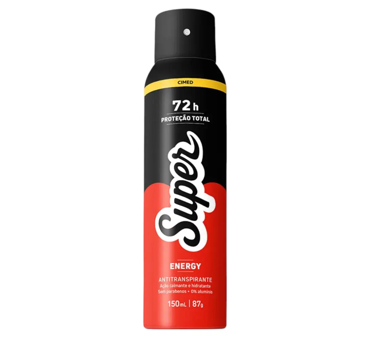 DESODORANTE SUPER ENERGY 72 HORAS AEROSOL 150ML
