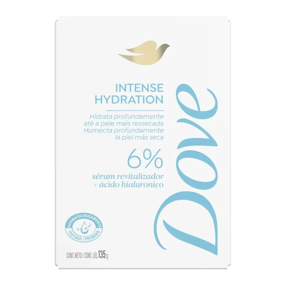 SABONETE DOVE INTENSE HYDRATION 6% 135GR