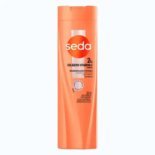 SHAMPOO SEDA 2% COLAGENO E VITAMINA C COMPLEX 300ML