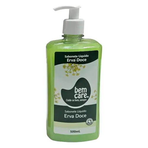 SABONETE LIQUIDO BEM CARE ERVA DOCE 500ML PUMP