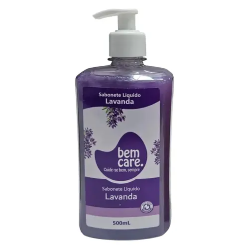 SABONETE LIQUIDO BEM CARE LAVANDA 500ML PUMP