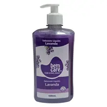 SABONETE LIQUIDO BEM CARE LAVANDA 500ML PUMP