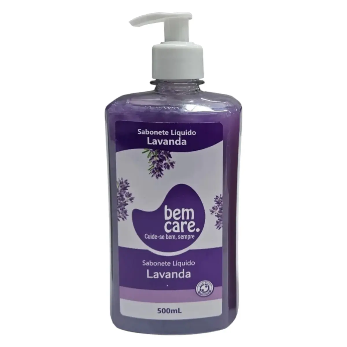 SABONETE LIQUIDO BEM CARE LAVANDA 500ML PUMP