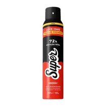 DESODORANTE SUPER ENERGY 72 HORAS AEROSOL 250ML