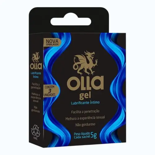 GEL OLLA LUBRIFICANTE 3 UNIDADES DE 5 GR CADA