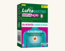 LUFTAGASTRO DUPLA ACAO 12 SACHES DE 10ML MENTA