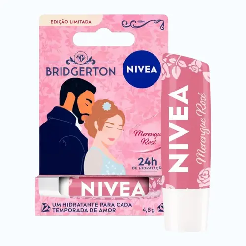 HIDRATANTE LABIAL NIVEA BRIDGERTON MERENGUE ROSE 4,8GR