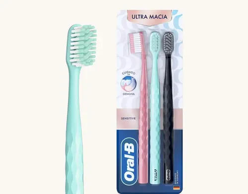 ESCOVA DENTAL  ORAL-B ICONIC ULTRA MACIA 3 UNIDADES