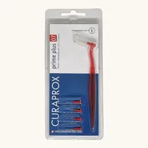 KIT CURAPROX ESCOVA DENTAL INTERDENTAL PRIME PLUS 07MM +  4 REFIS