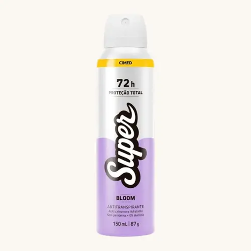 DESODORANTE SUPER BLOOM FEMININO 72 HORAS AEROSOL 150ML