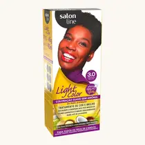 TINTURA SALON LINE LIGHT COLOR SEM AMONIA 3.0 CASTANHO ESCURO