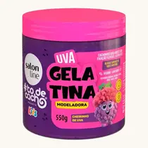 GELATINA SALON LINE TO DE CACHO KIDS CHEIRINHO DE UVA  550GR