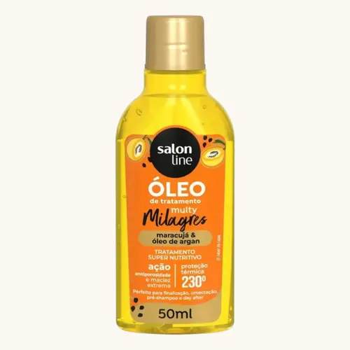 OLEO SALON LINE MULTY MILAGRES MARACUJA E OLEO DE ARGAN 50ML