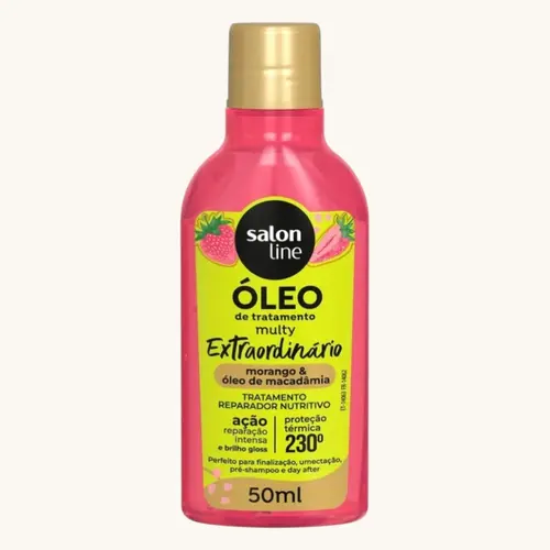 OLEO SALON LINE MULTY EXTRAORDINARIO MORANGO E OLEO DE MACADAMIA  50MLL