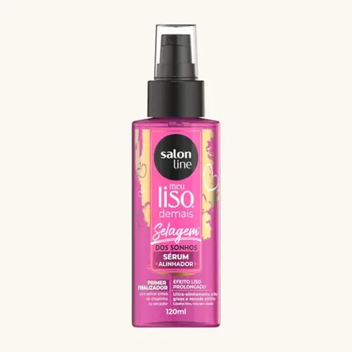 SERUM CAPILAR SALON LINE MEU LISO DEMAIS SELAGEM DOS SONHOS 120ML