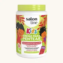 CREME DE PENTEAR SALON LINE CACHINHOS DEFINIDOS MELANCIA KIDS 1KG