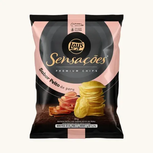SALGADINHO SENSACOES PEITO DE PERU 35GR