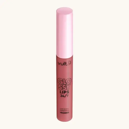 GLOSS LABIAL VULT GLOSSY LIPS 24/7 PESSEGO CINTILANTE 5,2ML