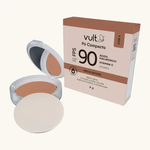 PO COMPACTO VULT FPS90 COR 4 MEDIO ESCURO
