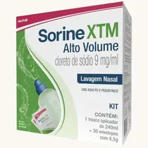 SORINE XTM ALTO VOLUME 30 ENVELOPES + FRASCO DE 240ML