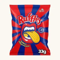 SALGADINHO RUFFLES CHURRASCO 33R