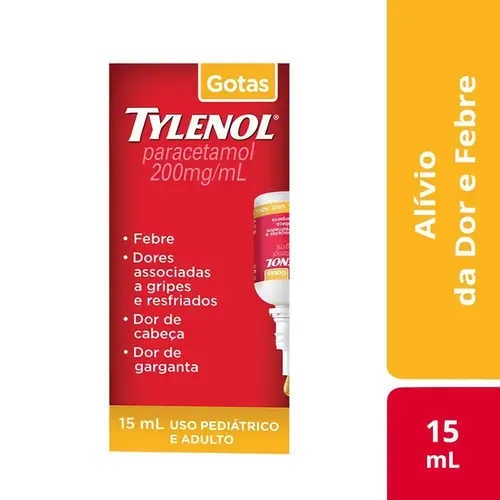 TYLENOL 200MG GOTAS 15ML PARACETAMOL
