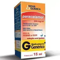 PARACETAMOL 200MG 15ML GENERICO NOVA QUIMICA PARACETAMOL