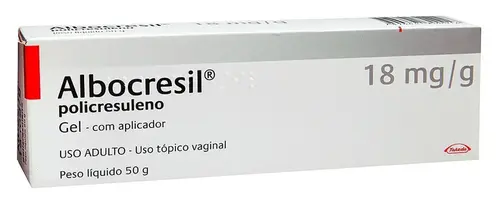 ALBOCRESIL 18MG/G GEL VAGINAL 50GR POLICRESULENO