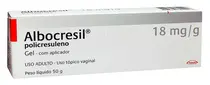 ALBOCRESIL 18MG/G GEL VAGINAL 50GR POLICRESULENO