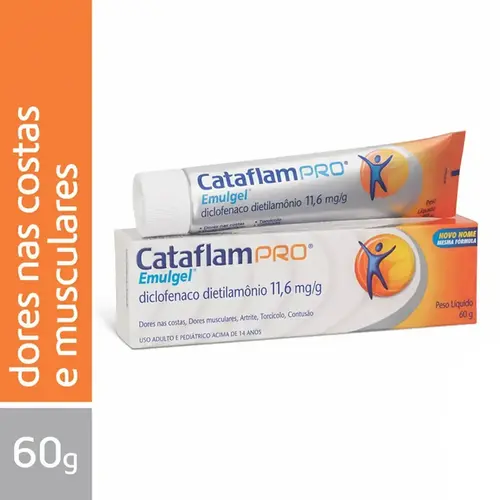 CATAFLAM EMULGEL 11,6MG/G 60GR DICLOFENACO DIETILAMONIO