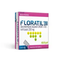 FLORATIL 200MG 6 ENVELOPES 1GR SACCHAROMYCES BOULARDII