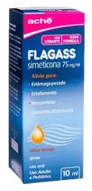 FLAGASS 75MG GOTAS 10ML SABOR LARANJA SIMETICONA