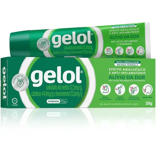 GELOL 20GR SALICILATO DE METILA + CANFORA + MENTOL