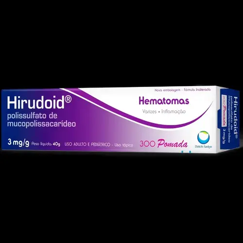 HIRUDOID 300MG POMADA 40GR MUCOPOLISSACARIDEO POLISSULFATO