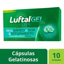 LUFTAL MAX GEL 125MG 10 CAPSULAS SIMETICONA