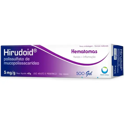 HIRUDOID 500MG GEL 40GR MUCOPOLISSACARIDEO POLISSULFATO