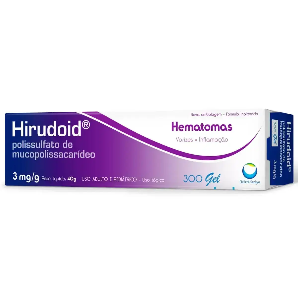 HIRUDOID 300MG GEL 40GR MUCOPOLISSACARIDEO POLISSULFATO
