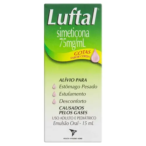 LUFTAL 75MG/ML GOTAS 15ML SABOR CEREJA SIMETICONA
