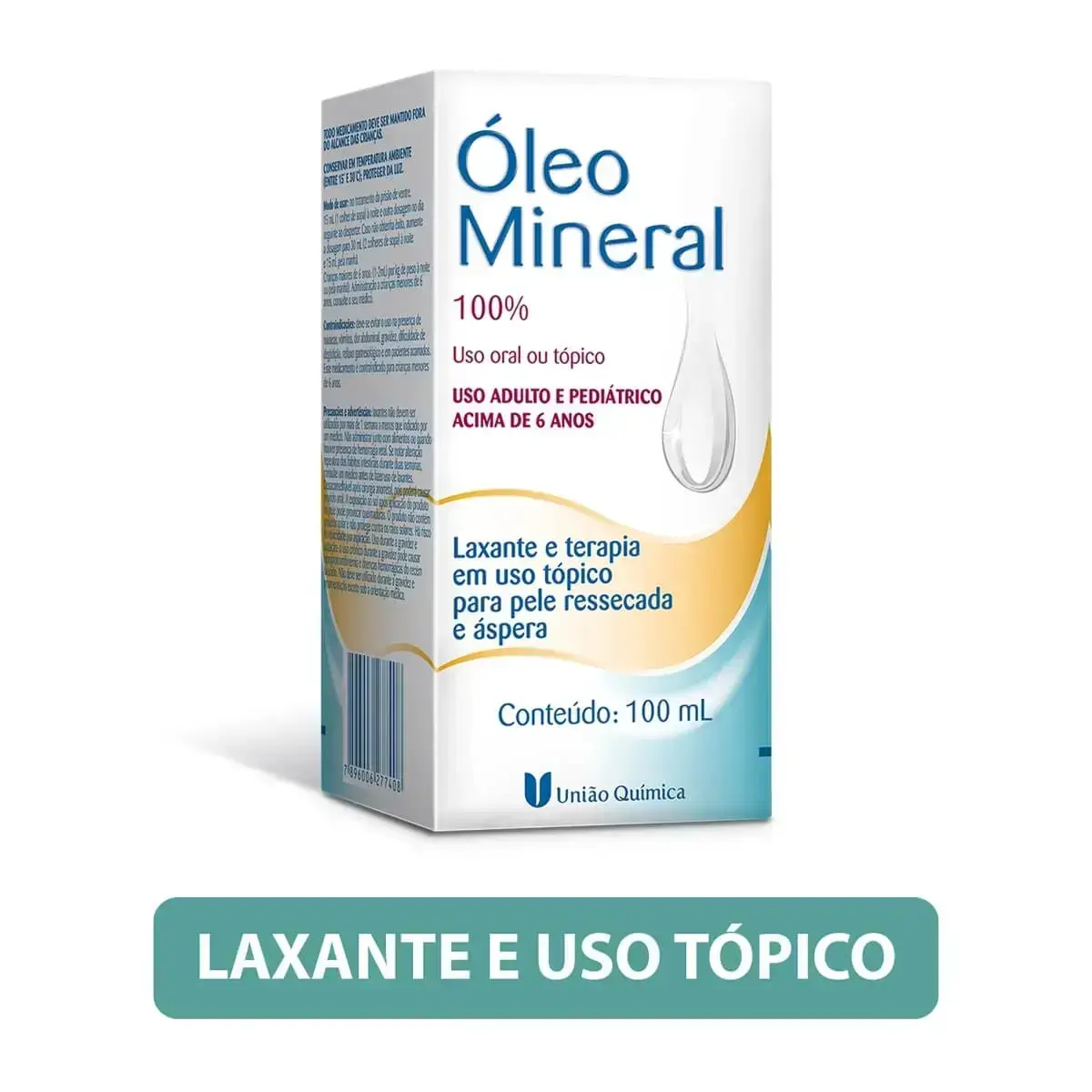 OLEO MINERAL UNIAO QUIMICA 100ML OLEO MINERAL