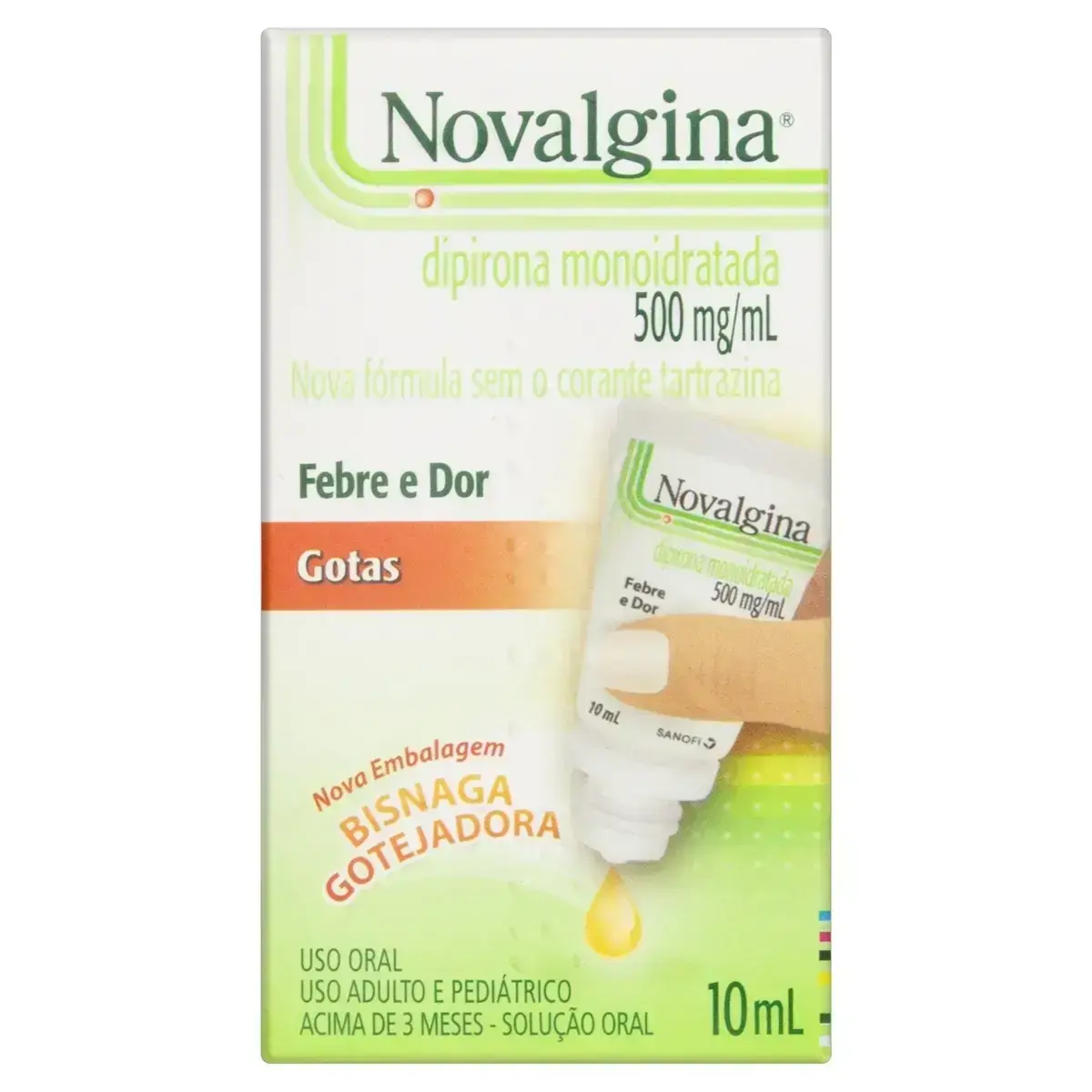 NOVALGINA 500MG GOTAS 10ML DIPIRONA SODICA