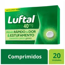LUFTAL 40MG 20 COMPRIMIDOS SIMETICONA