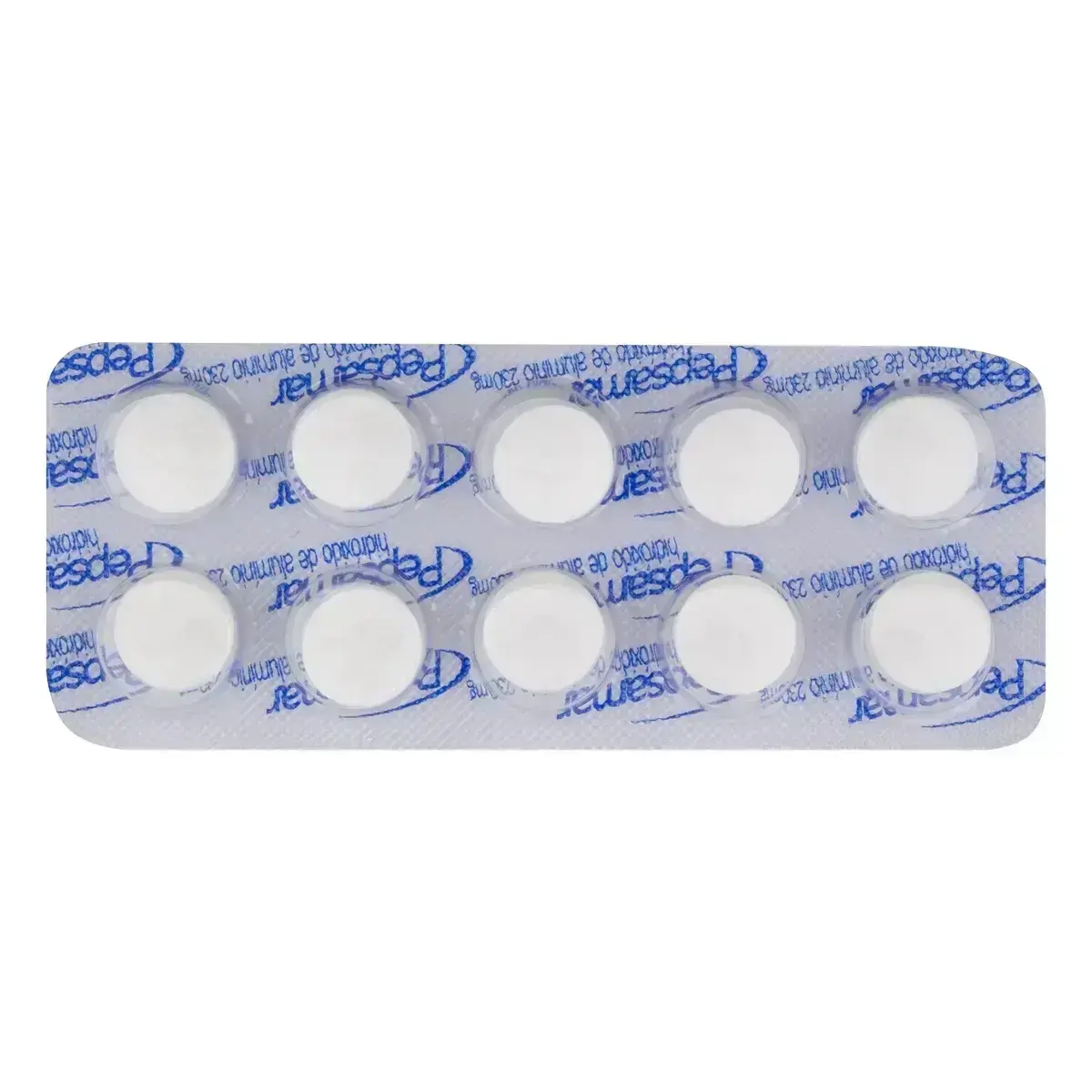 PEPSAMAR 10 COMPRIMIDOS MASTIGAVEIS HIDROXIDO DE ALUMINIO