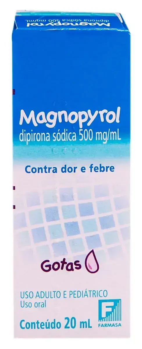 MAGNOPYROL 500MG/ML GOTAS 20ML DIPIRONA SODICA