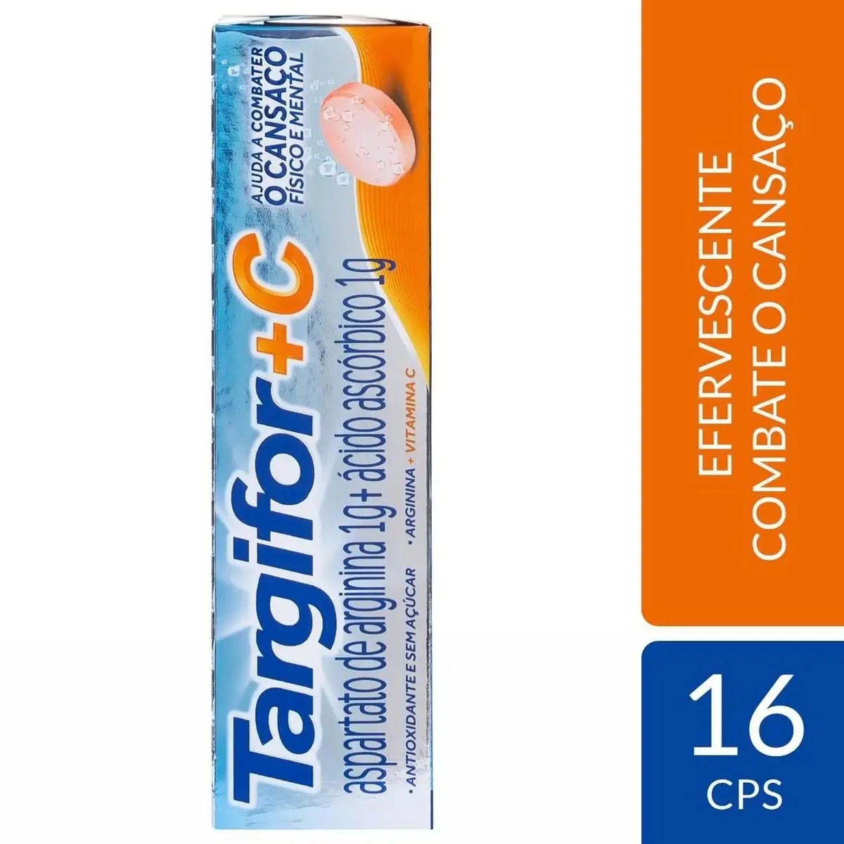 TARGIFOR C 16 COMPRIMIDOS EFERVESCENTES ACIDO ASCORBICO + ARGININA ASPARTATO