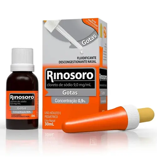 RINOSORO 0,9% GOTAS 30ML BENZALCONIO CLORETO + SODIO CLORETO