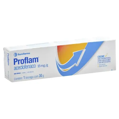 PROFLAM 15MG/G CREME 30GR ACECLOFENACO