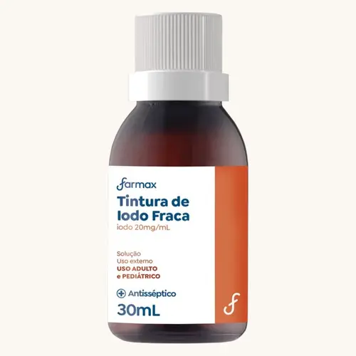 TINTURA DE IODO 2% 30ML FARMAX